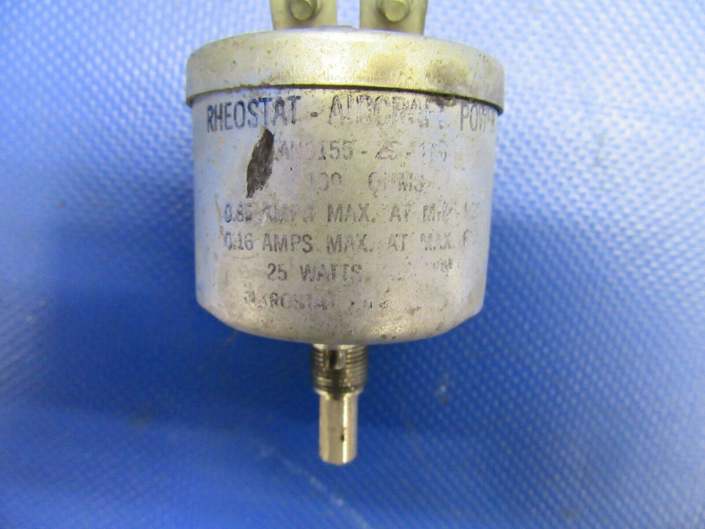 Rheostat Assorted Amps LOT OF 7 P/N AN3155, AN3155-25-50, AN3155-50-50 (0821-494