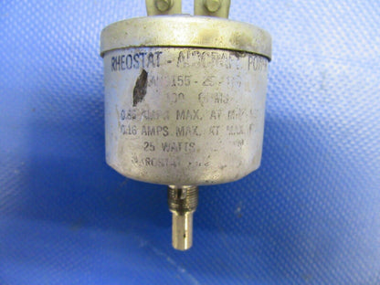 Rheostat Assorted Amps LOT OF 7 P/N AN3155, AN3155-25-50, AN3155-50-50 (0821-494