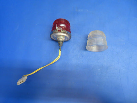 Cessna Flashing Beacon Base & Lenses Red & White 24V P/N C621001-0102 (0223-586)