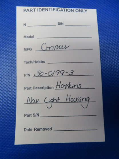 Grimes Hoskins Navigation Light Housing P/N 30-0199-3 (0124-352)