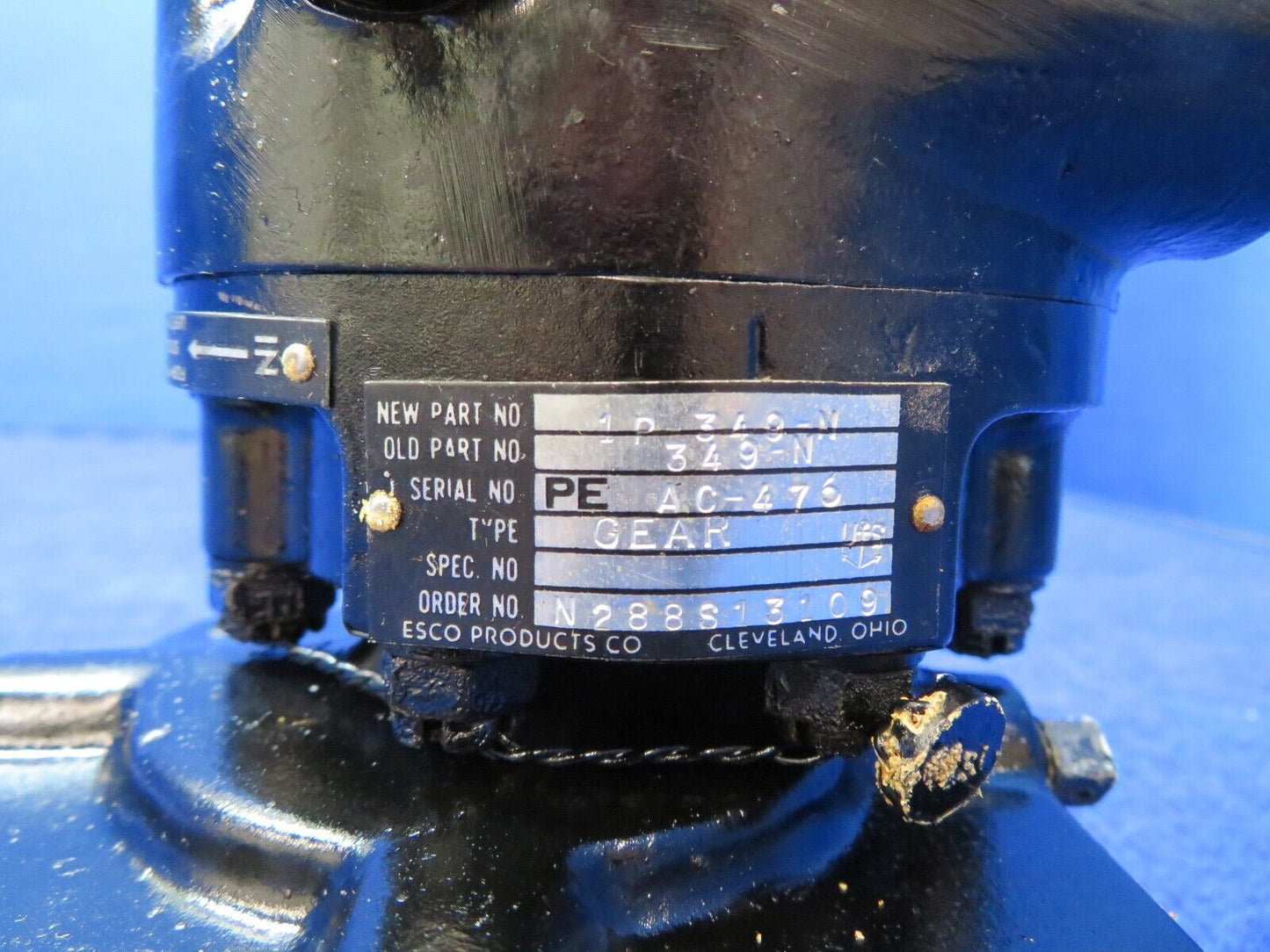 Pesco Hydraulic Pump Vintage P/N 1P-349-N NOS (0522-828)