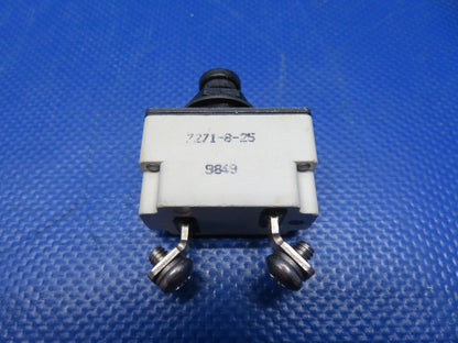 Klixon 25 amp Circuit Breaker P/N 7271-8-25 (0224-231)
