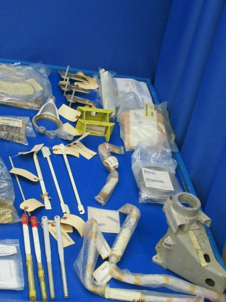 Kawasaki KH-4 (Bell 47) Helicopter NOS Parts Large Lot (0519-342)