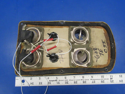 Beech D55 Baron Overhead Panel w Lights, Air Vents P/N 96-550013-608 (0717-21)