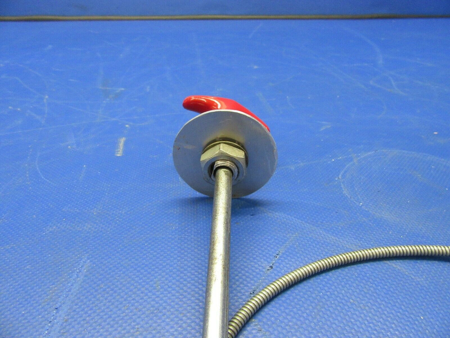 Brantly Helicopter B2B Oil Cooler Door Cable w/ Handle 44" (0921-501)