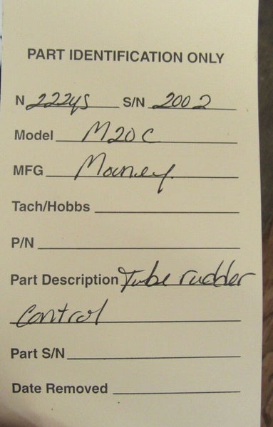 Mooney M20C Tube Rudder Control (1018-269)