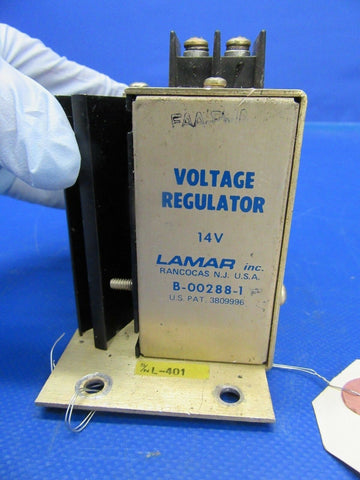 Lamar Voltage Regulator 14V P/N B-00288-1 w/ 8130 (0618-152)