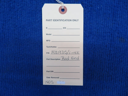 Rod End P/N M81935/1-4K NOS (0622-785)
