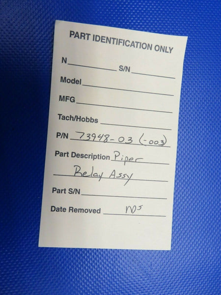 Piper Relay Assembly P/N 73948-003 NOS (1120-328)