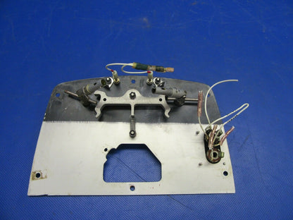 Beech Baron 95-B55 Fuel Selector Panel w/ Handles P/N 96-920011-1 (1121-335)