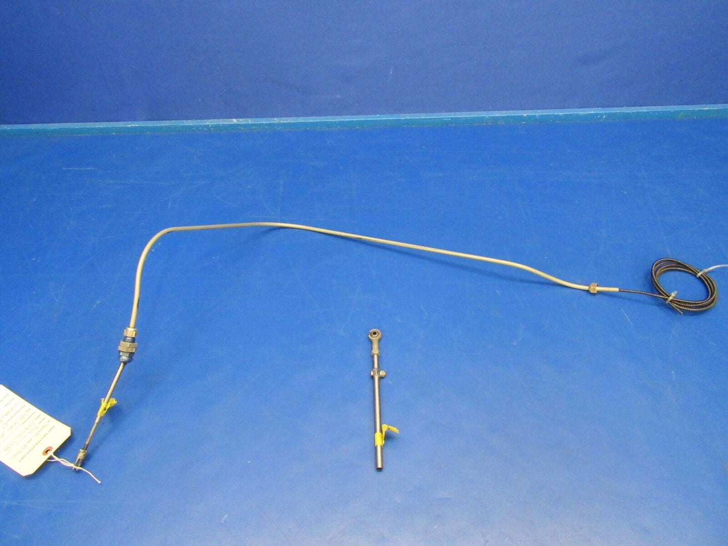 Early Cessna 310 Mixture Control Conduit Cable & Rod RH 085-0250-130 (1218-59)