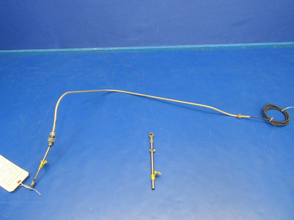 Early Cessna 310 Mixture Control Conduit Cable & Rod RH 085-0250-130 (1218-59)