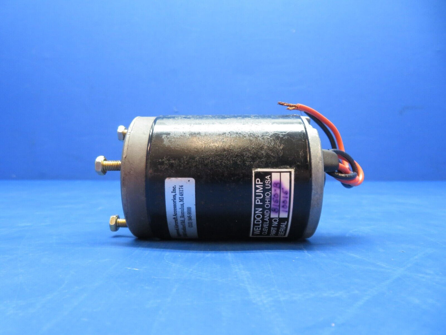 Weldon Pump (MOTOR ONLY) 24v P/N 8150-B OVERHAULED (1023-426)