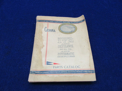 Cessna 172 Skyhawk & Powermatic Series Parts Catalog 1963-1966 (1221-333)