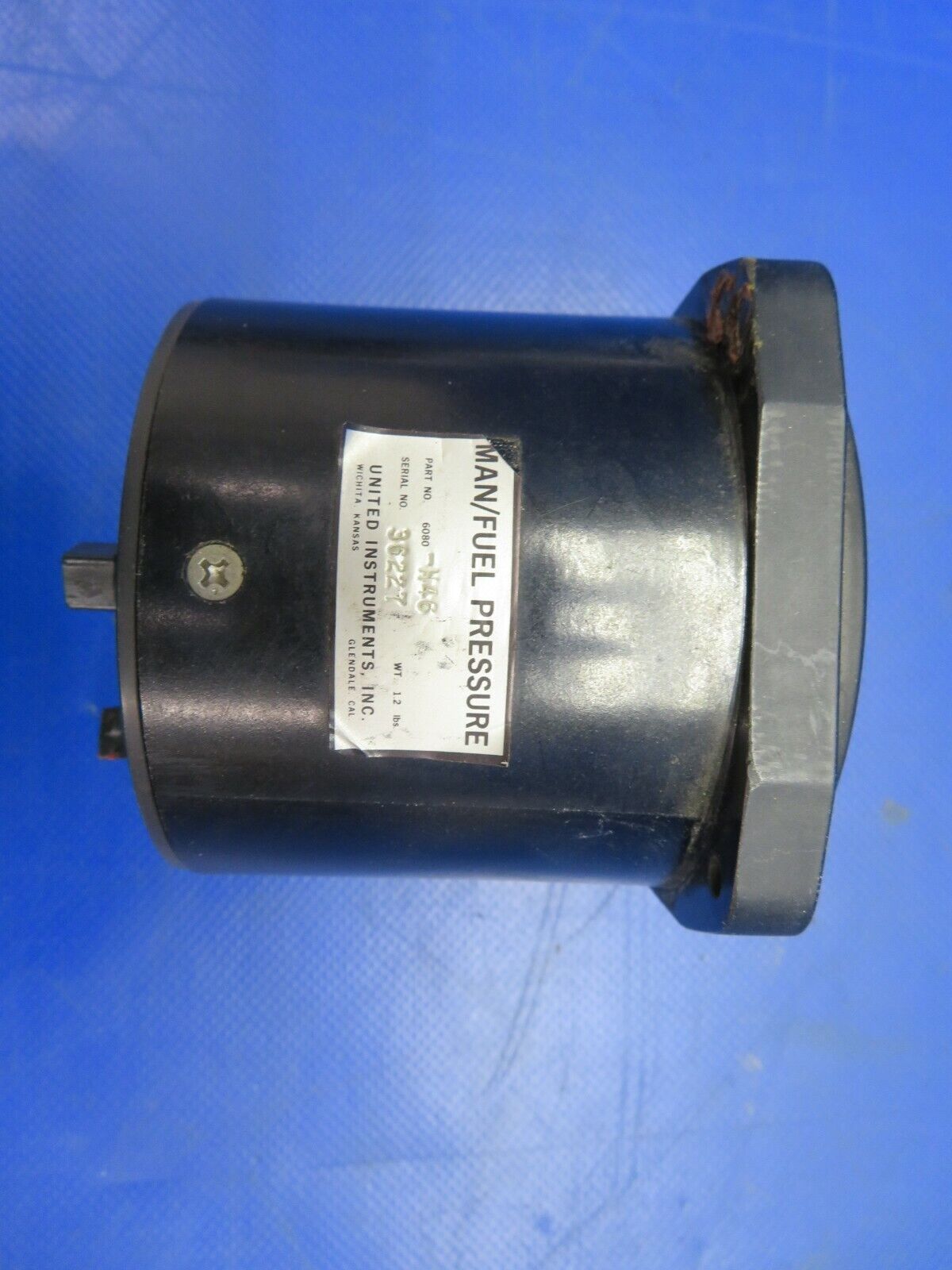 United Instruments Manifold / Fuel Pressure Gauge P/N 6080-H46 (0720-469)