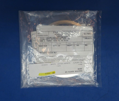 McCauley Threaded Propeller Shim w/ 8130 P/N B3476-18 LOT OF 6 NOS (0523-275)