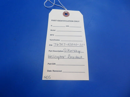 Sikorsky Helicopter Bracket P/N 76307-02500-101 NOS (0922-948)