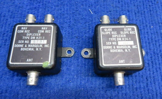 Dorne & Margolin Diplexer Antenna P/N DM H24-1 LOT OF 2 (0722-441)