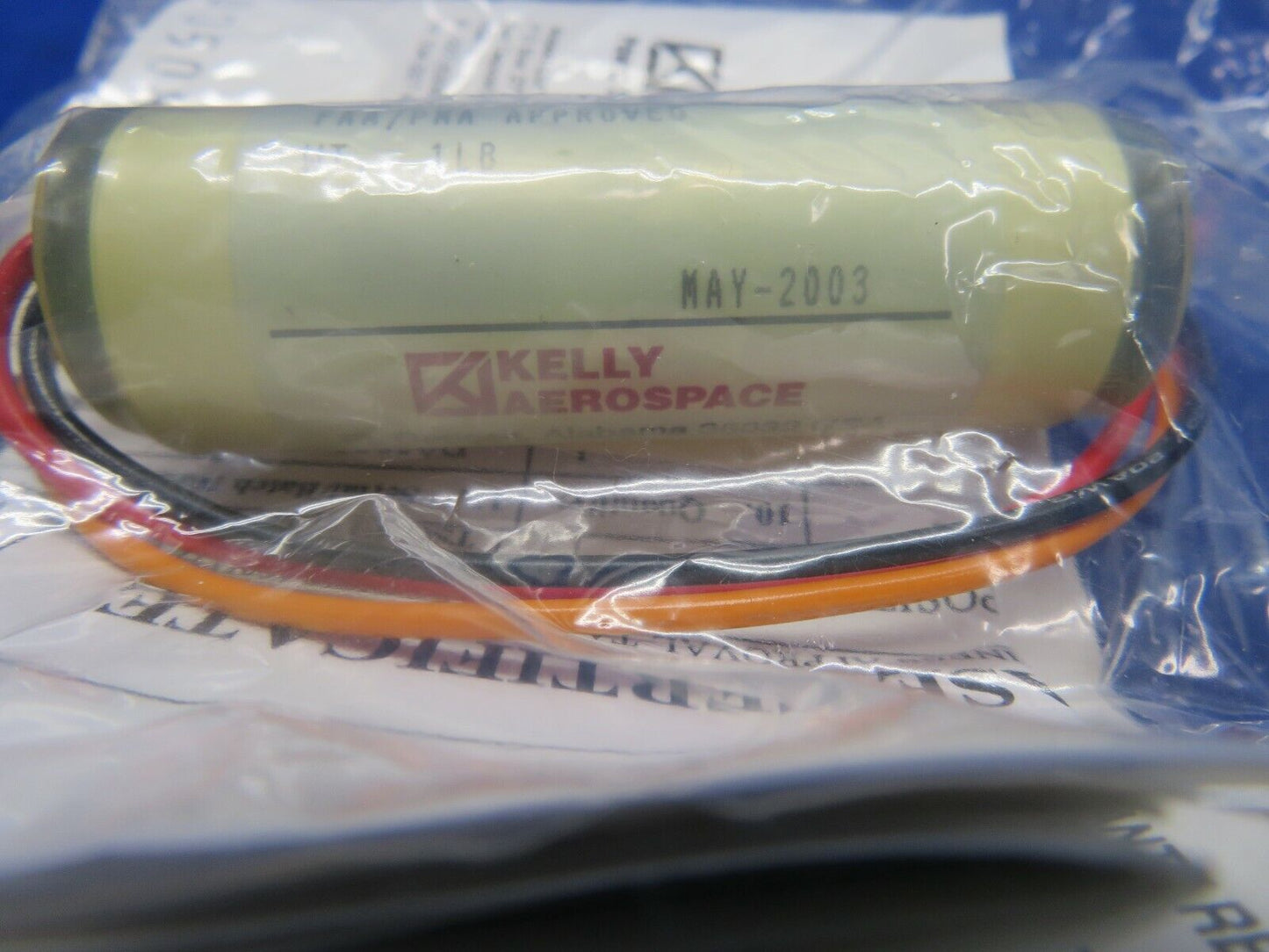Kelly Aerospace Electrodelta Overvoltage Sensor P/N OS60 NOS w/ 8130 (0522-12)