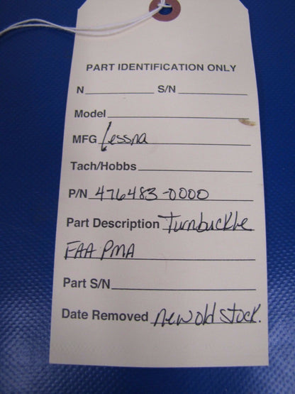 Beech Turnbuckle P/N 476483-0000 NOS (0317-136)
