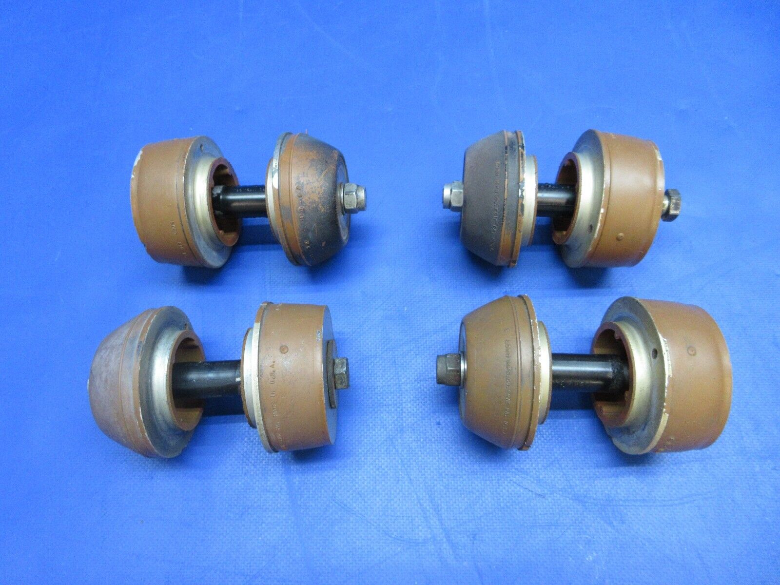 Continental TSIO-360 Lord Engine Mount Shock P/N 470-908 LOT OF 4 (0623-223)