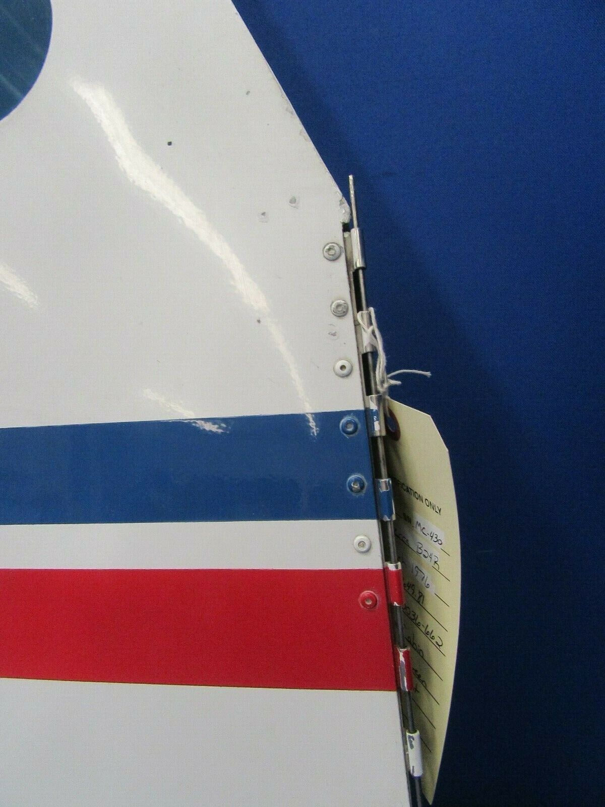 Beech Sierra B24R Cabin Door RH Green Tint Glass 169-420036-662 (1219-39)