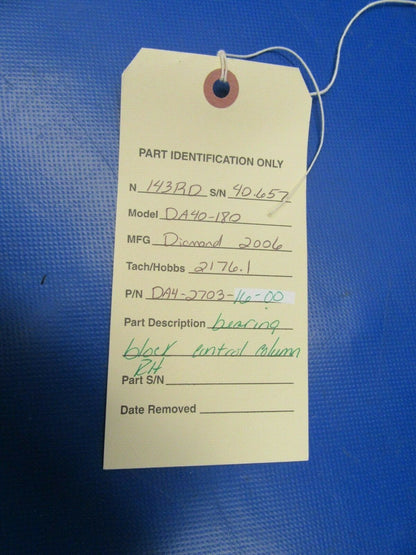 Diamond DA40-180 Bearing Clock & Control Column RH PN DA4-2703-16-00 (0319-193)