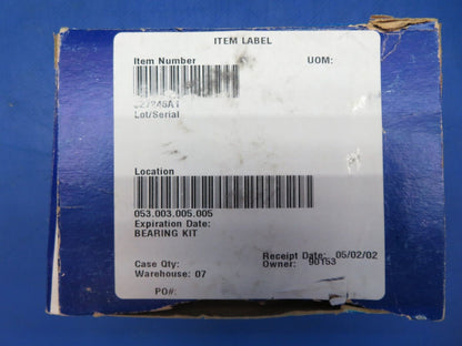 Continental Crankshaft Bearing Kit P/N 627246A1 NOS (0923-663)