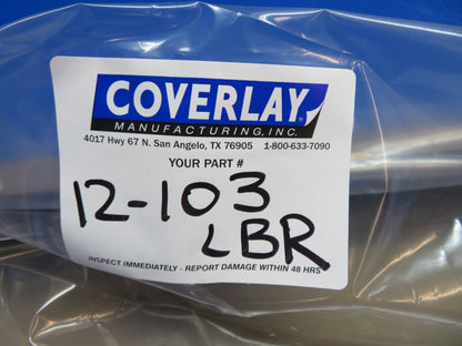 Ford F-100 Coverlay Dash Cover - Plastic Light Brown P/N 12-103-LBR (1022-824)