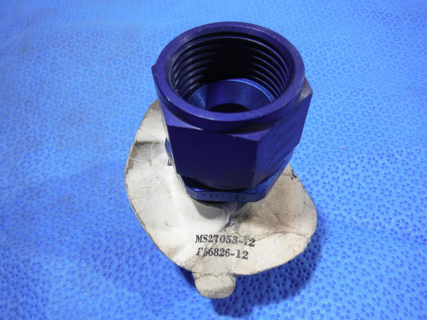 Adapter, Straight, Tube to Hose  P/N MS27053-12  (715-26)