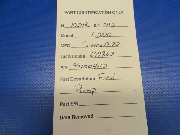 Cessna 310 / T310Q Fuel Pump Heater System 24V 991004-12 C291506-0101 (0619-174)