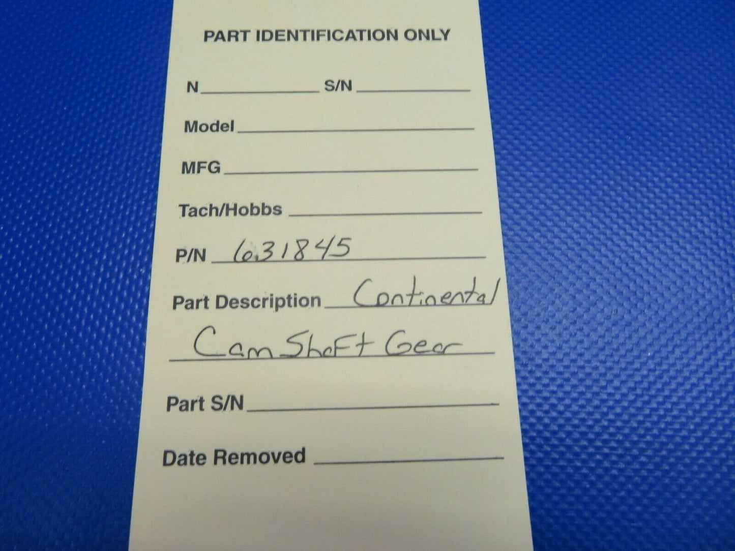 Continental Camshaft Gear P/N 631845 (1220-314)