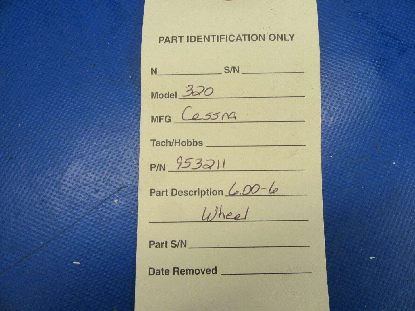 Cessna 320 6.00 x 6 Goodyear Wheel P/N 9532111 (0519-404)