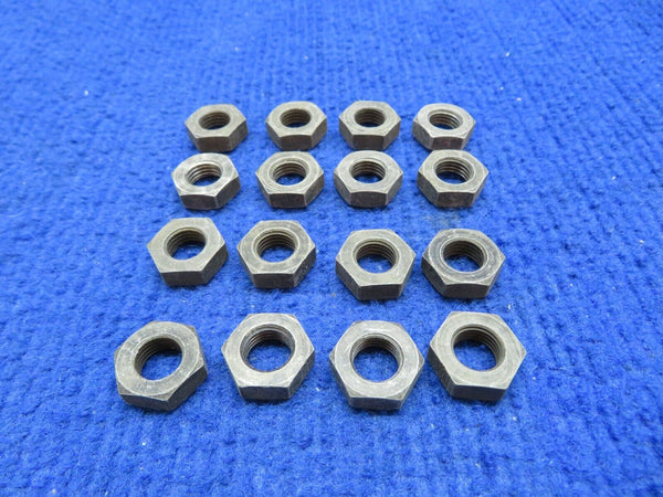 Steel Jam Nut Machined for O-Ring P/N AN6289-4 LOT OF 16 NOS (0722-474)