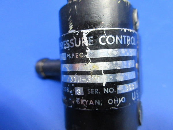 Cessna 310 / 310I Pressure Control Valve P/N 21238-3 (0923-952)