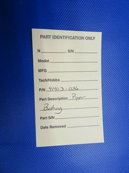 Piper Bushing P/N 41413-036, 41413-36 NOS (1120-169)