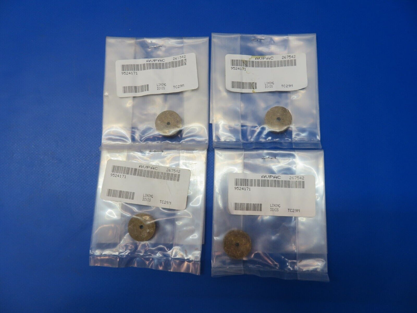 Goodyear Brake Lining P/N 9524171 LOT OF 4 NOS (0922-448)