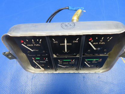 Bellanca 17-30A Stewart Warner Cluster Gauge P/N 436405 w/ WARRANTY (0224-1511)