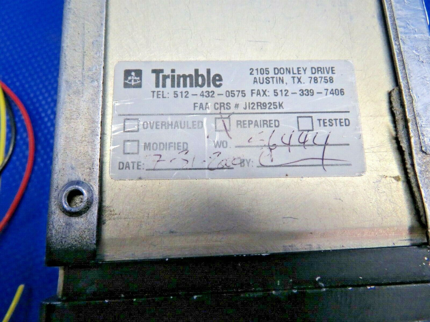 Terra NAV Receiver w/ Tray & Wiring 14V P/N TN200 Cessna 210 (0121-391)