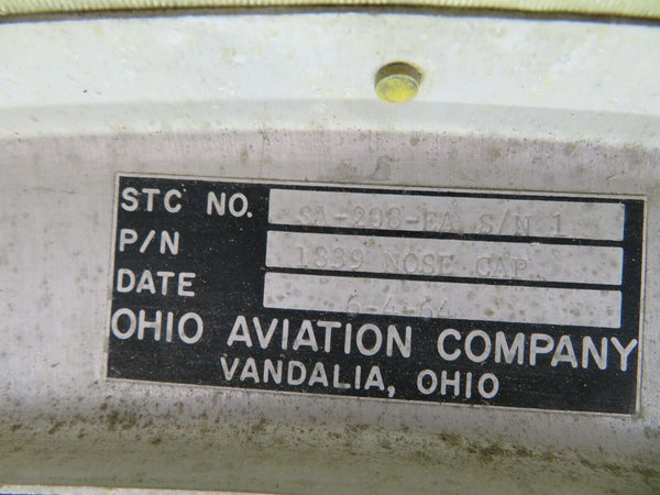 Beech 95-B55 Baron Nose Cone P/N 96-410021-603, 96-410021-609 (0721-806)