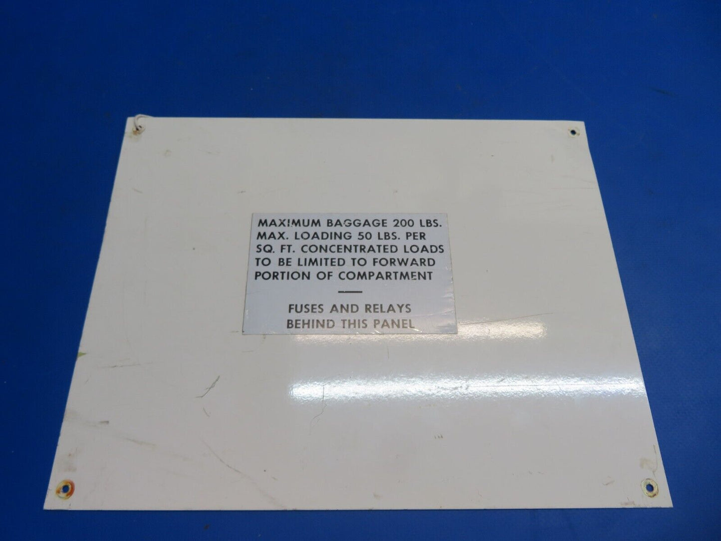 Lake LA-4-200 Baggage Compartment Panel P/N 2-7404-69 (1222-971)