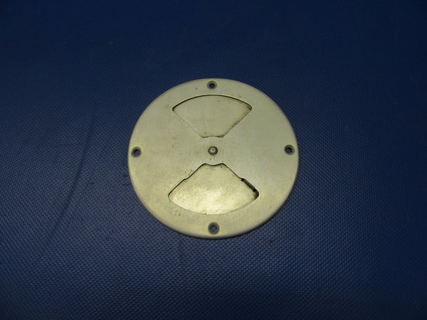 1956 Beech G35 Bonanza Cabin Vent Exhaust Valve Plate (0321-356)