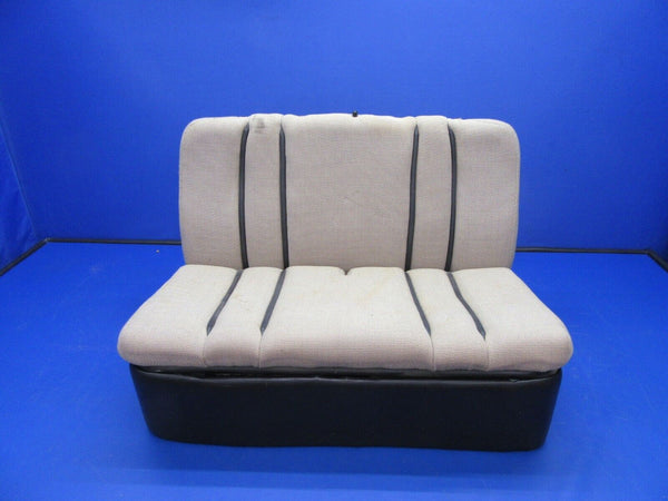 Cessna 210 / T210N Rear Bench Seat Tan Tweed P/N 1214184-1 (0921-668)