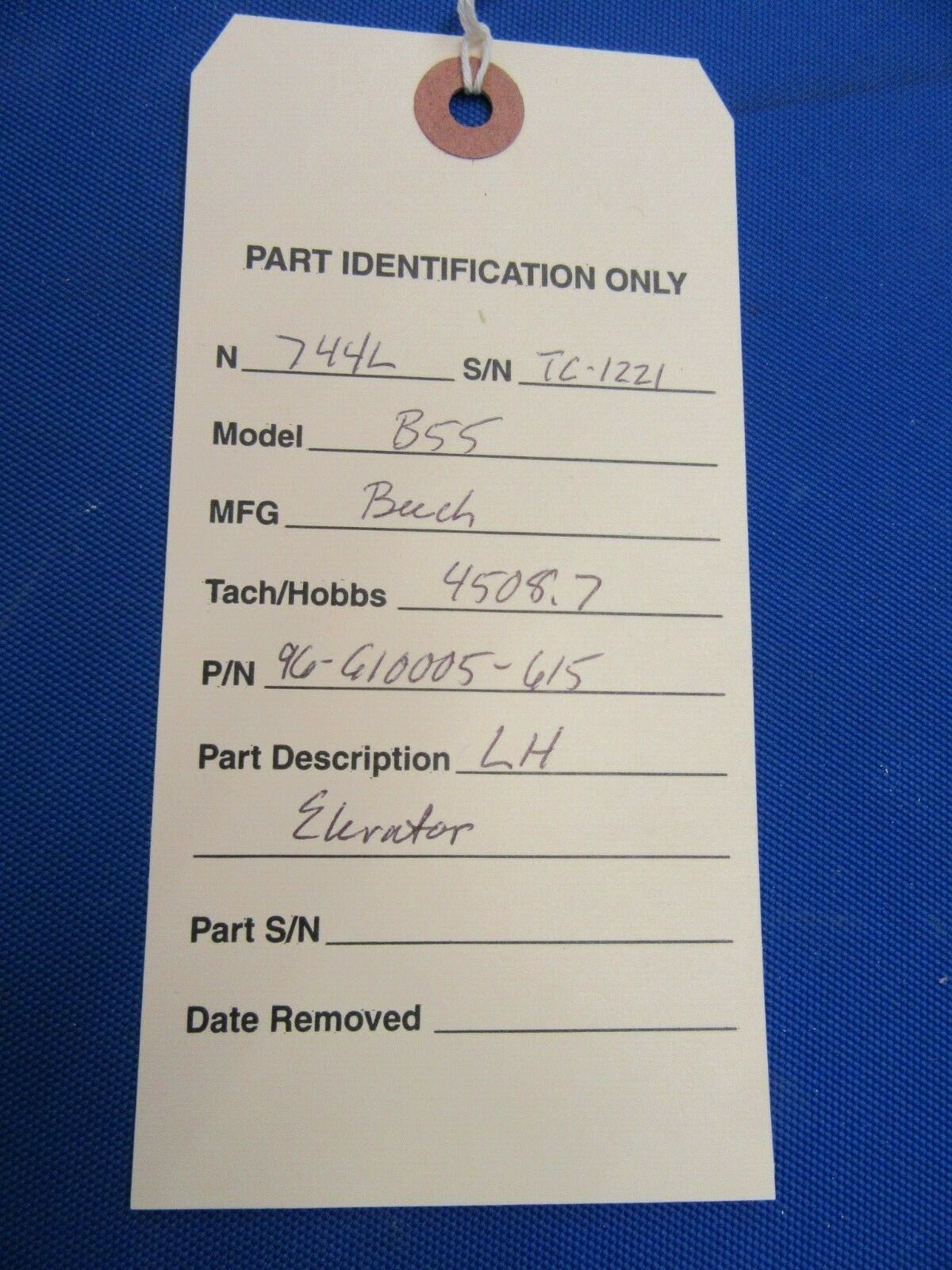 Beech B55 Baron LH Elevator P/N 96-610005-615, 96-610005-607 (1020-241)