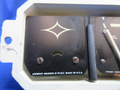 Piper PA-28R-180 Stewart Warner LH Cluster Gauge Assy P/N 95241-02 (1023-793)