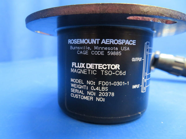 Rosemount Aerospace Flux Detector Magnetic P/N FD01-0301-1 (1022-731)