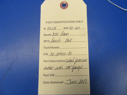 Beech D55 Baron Anti - Ice Gauge P/N 50-384001-31 (0717-182)