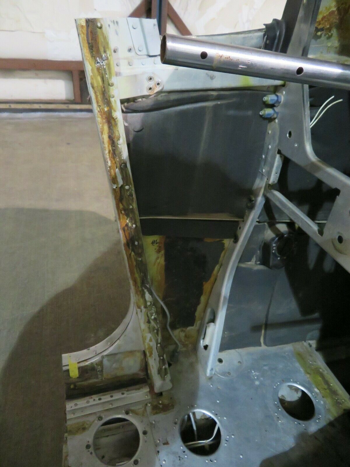 1960 Cessna 210 Front Clip / Firewall / Engine Mount Structure  (0120-40)