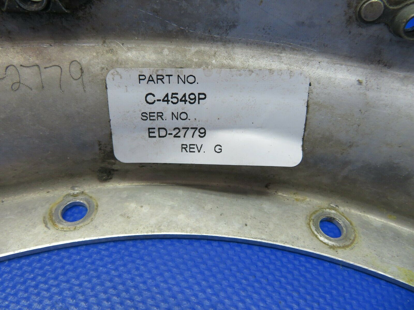 Piper Lance Hartzell Spinner Bulkhead AFT P/N C-4549P (0521-756)