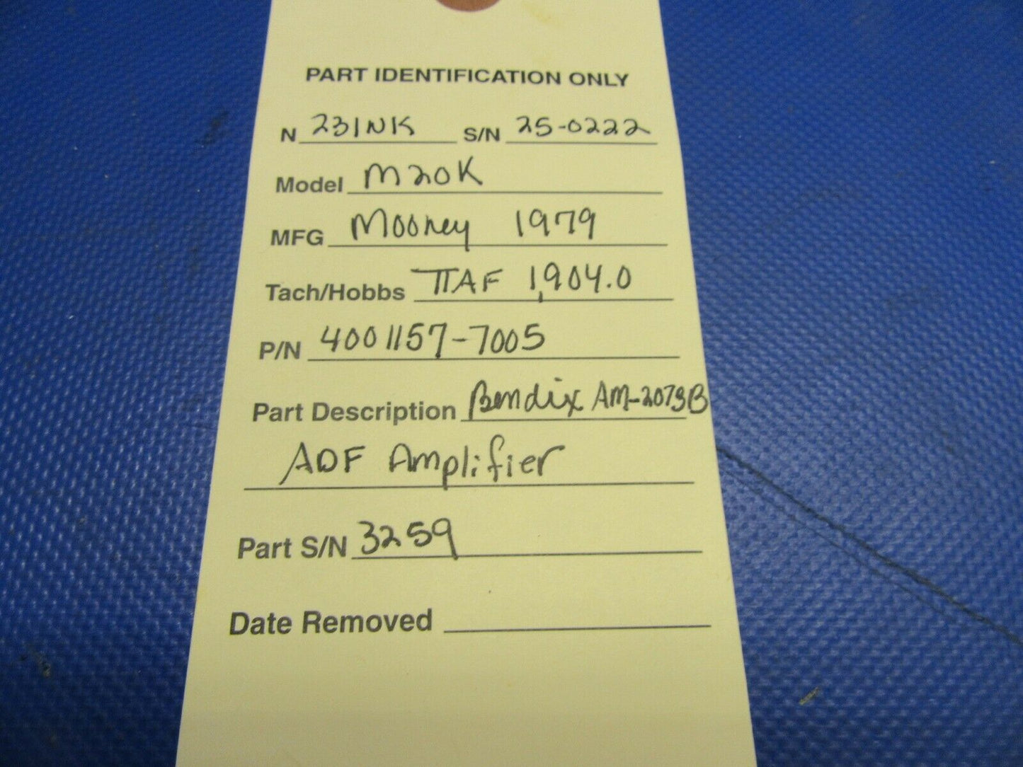 Bendix AM-2073B ADF Amplifier P/N 4001157-7005 (0721-602)